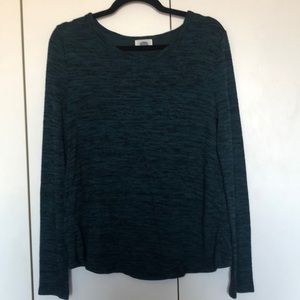Never Worn Old Navy Teal and Black Sweater Size: S